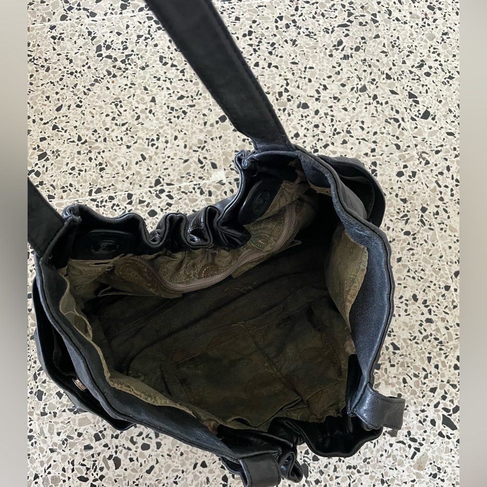 Hobo International Black Leather Tote - image 3
